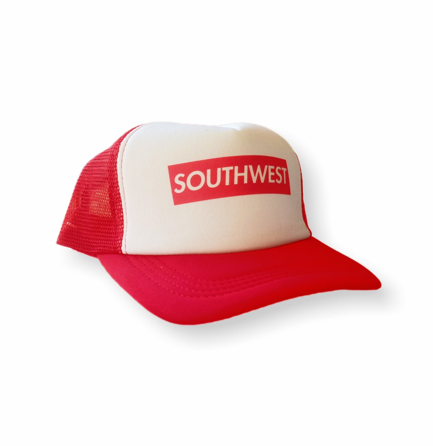 Southwest skate co red trucker hat