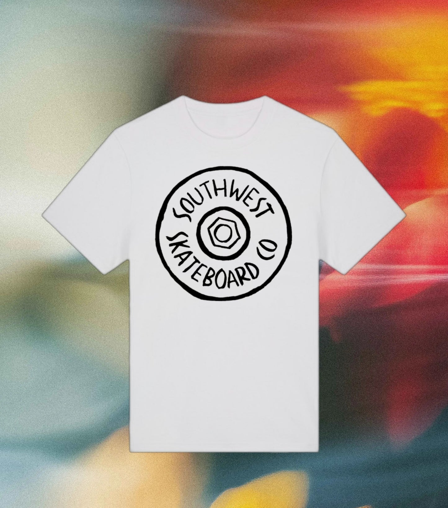 Wheel logo t-shirt big front logo.
