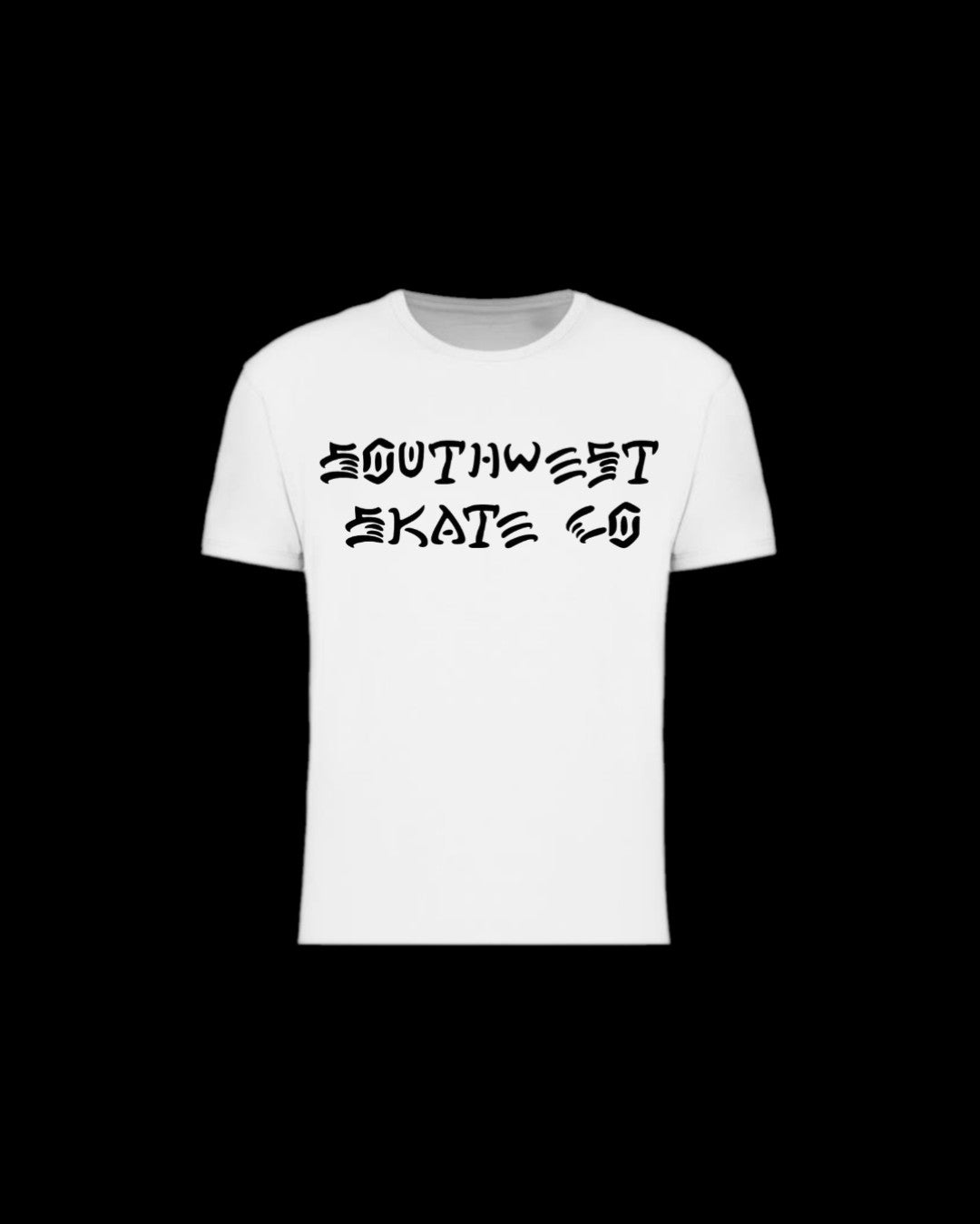 South West skate co white t-shirt