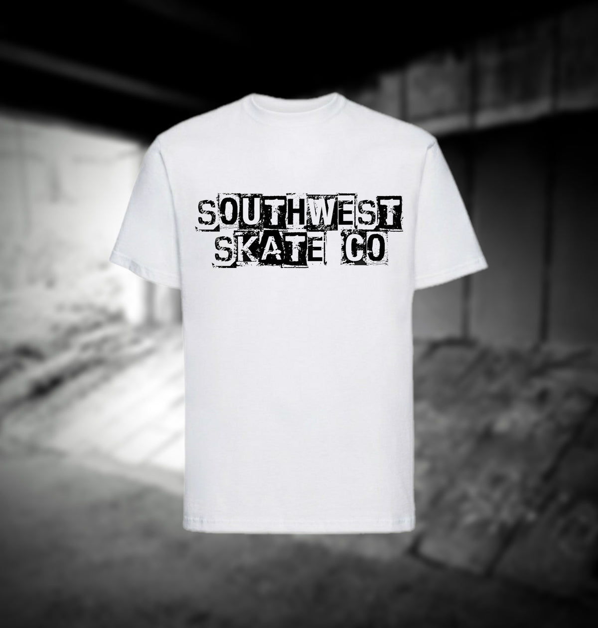 Southwest skate co white T-shirt