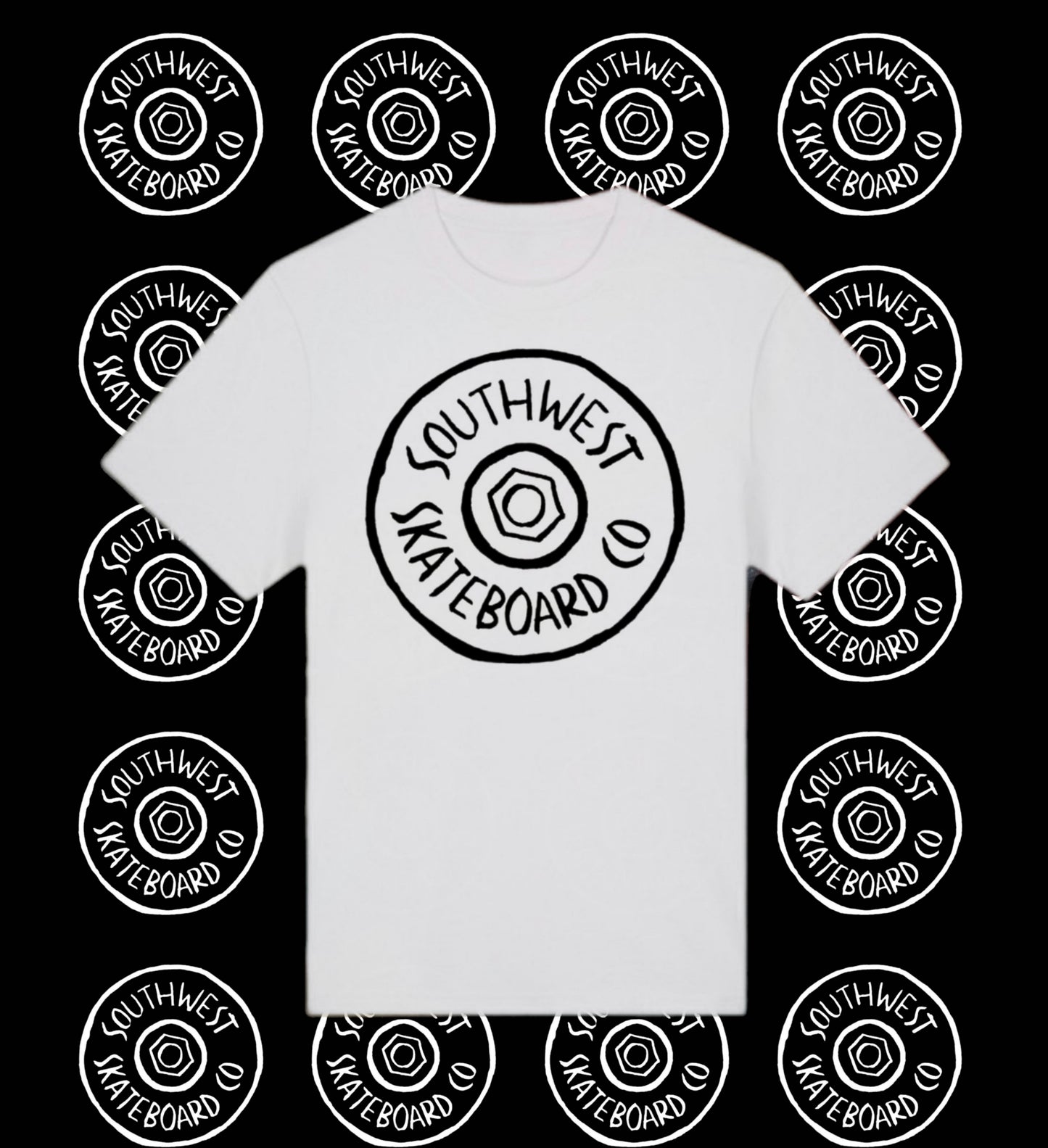 Wheel logo t-shirt big front logo.