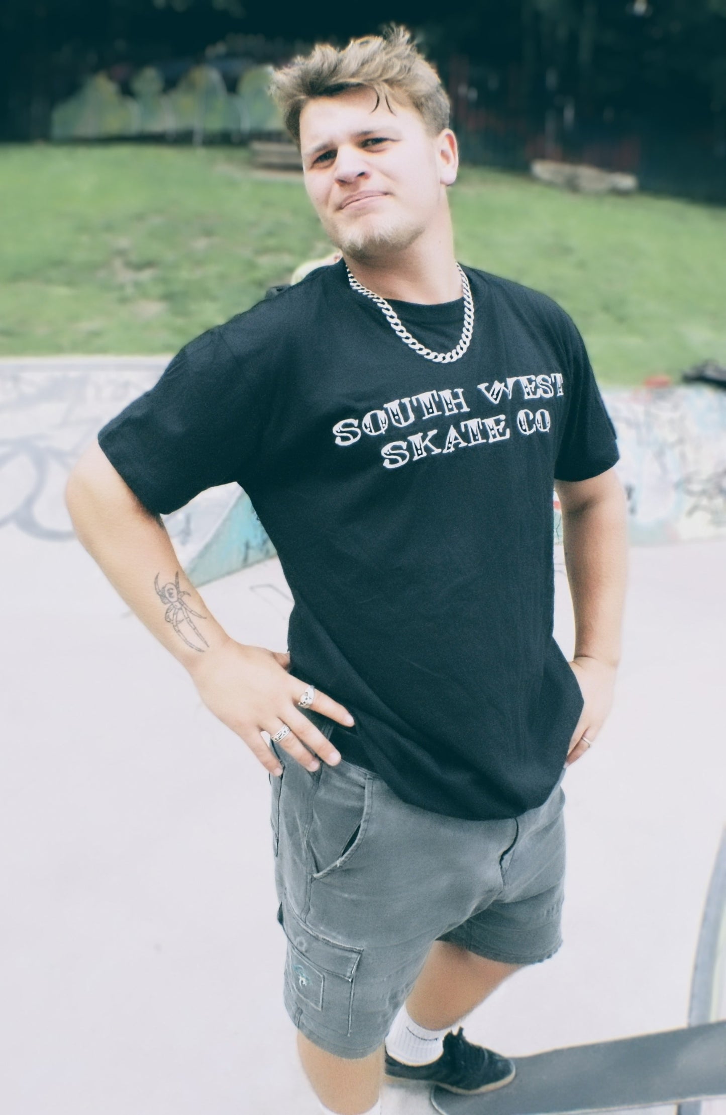 Black southwest Skate co t-shirt