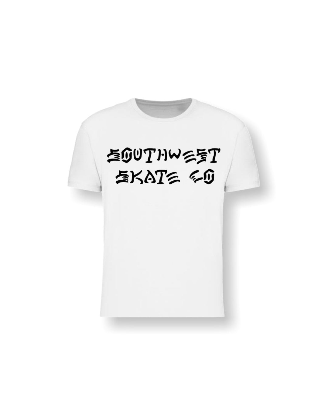 South West skate co white t-shirt