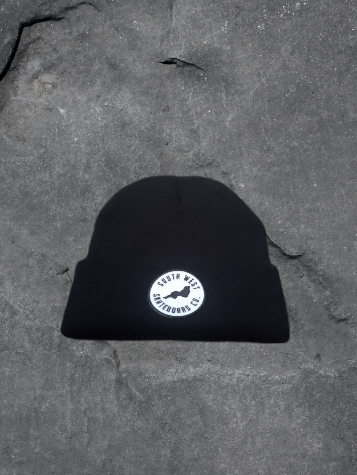 Black southwest skateboard co beanie