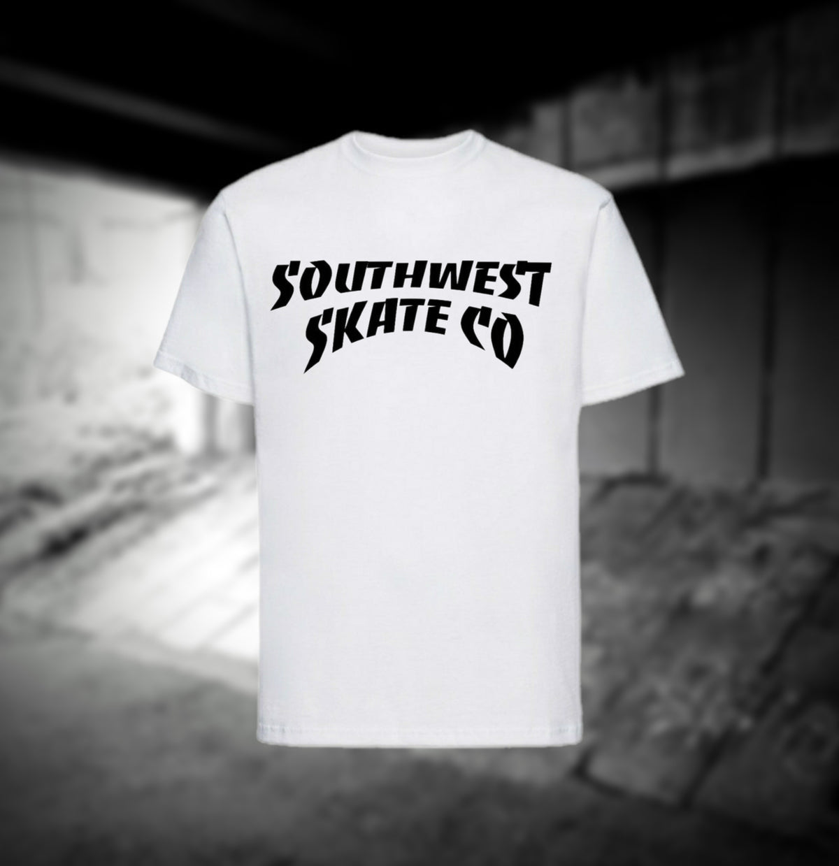 Southwest skate co white T-shirt