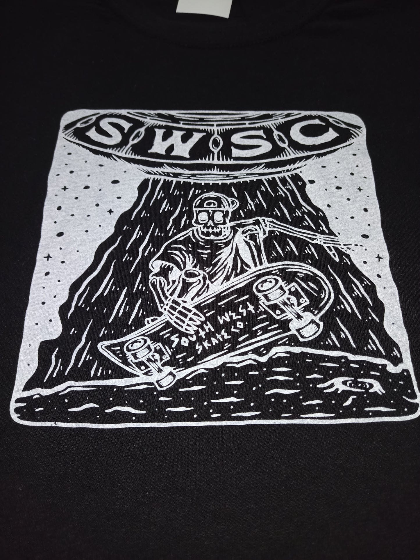 Black skeleton t-shirt