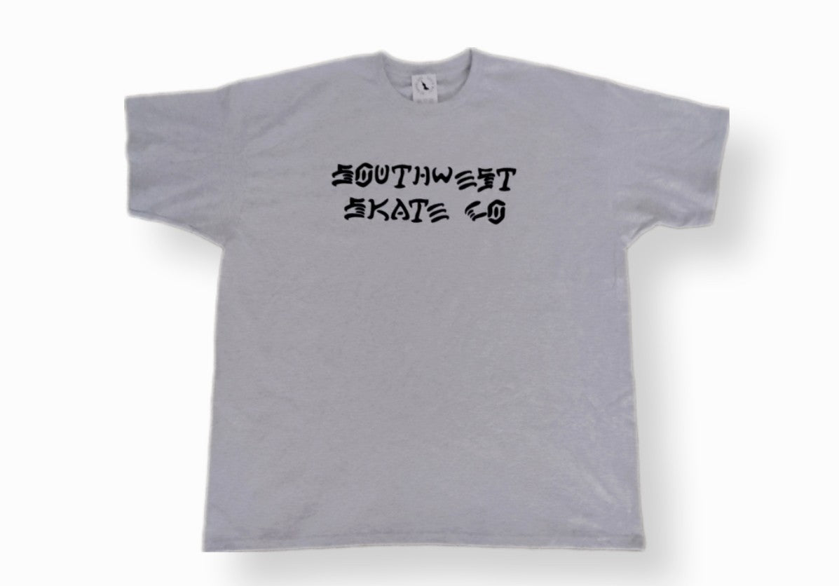 South west skate co t-shirt grey