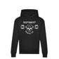 Black southwest skate co truck head hoodie