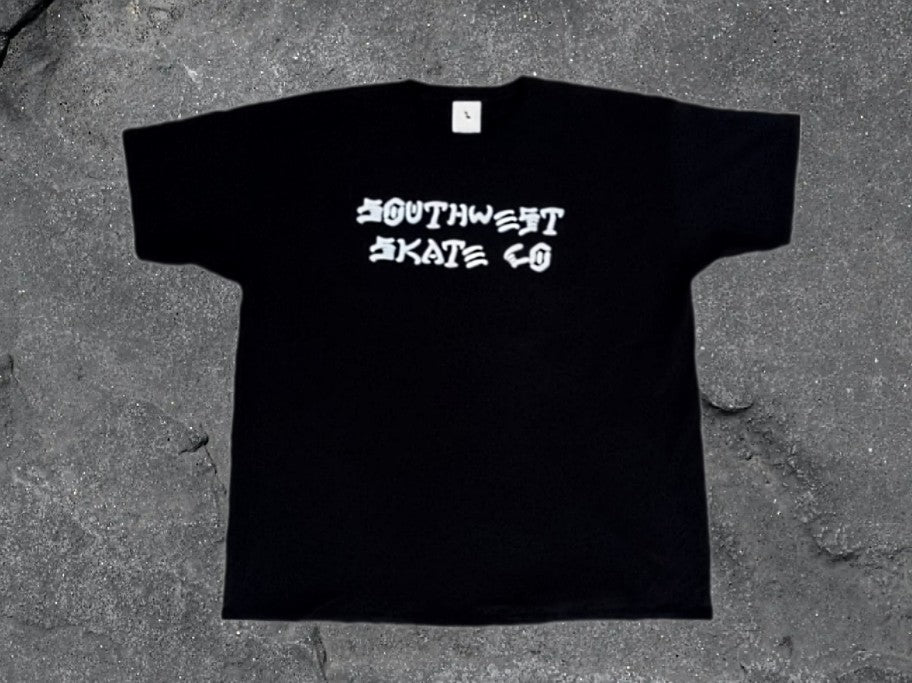 South west skate co black t-shirt