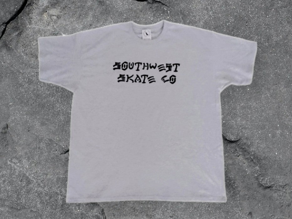 South west skate co t-shirt grey