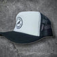 Black/white trucker hat