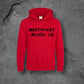 Red southwest skate co skate and destroy black logo hoodie