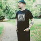 Black skeleton t-shirt