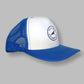 Blue southwest skate co trucker hat