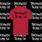 Red southwest skate co t-shirt front and back print