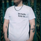White southwest skate co back and front print t-shirt