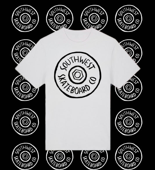 Wheel logo t-shirt big front logo.