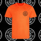 Orange wheel logo t-shirt