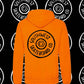 Orange wheel logo hoodie