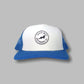 Blue southwest skate co trucker hat