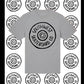 Wheel logo t-shirt big front logo