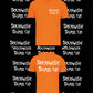 Orange southwest skate co t-shirt front and back print