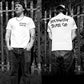 White southwest skate co back and front print t-shirt