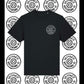 Wheel logo t-shirt front and back print.
