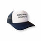 Skate and destroy font trucker cap