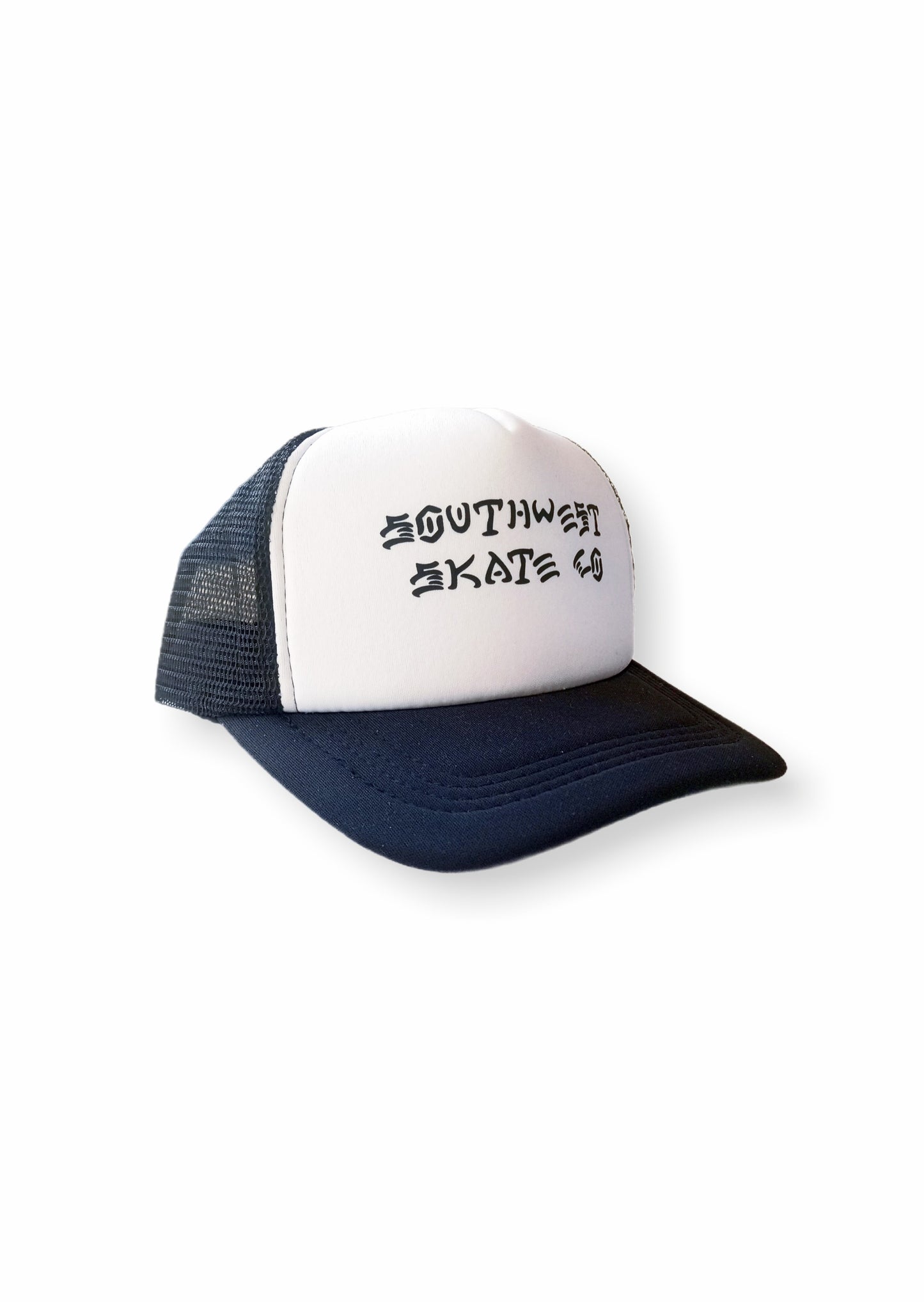 Skate and destroy font trucker cap